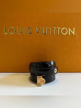 Louis Vuitton Triple Tour Vernis Wrap Bracelet